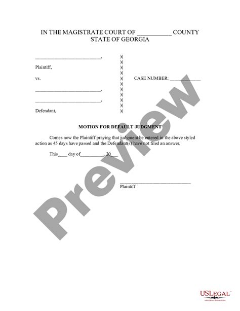 georgia motion to vacate form.